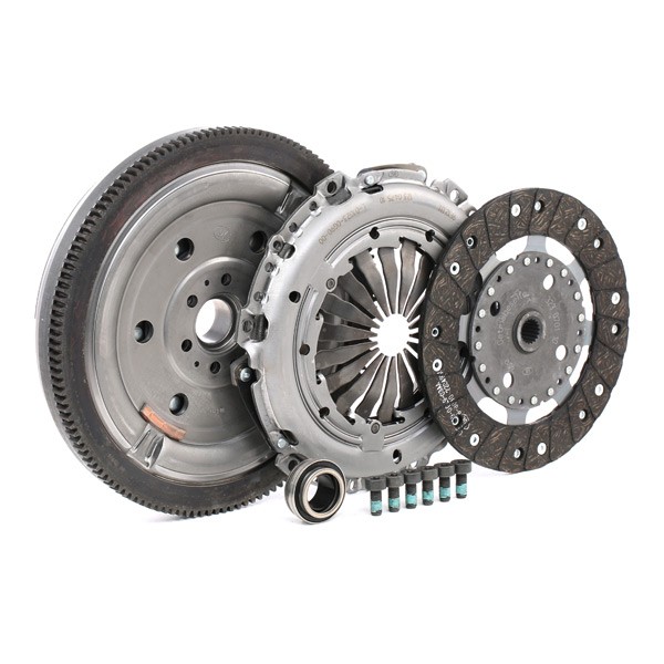 LuK 600008400 Clutch replacement kit without pilot bearing, with clutch release bearing, with flywheel, with screw set, Dual-mass flywheel with friction control plate