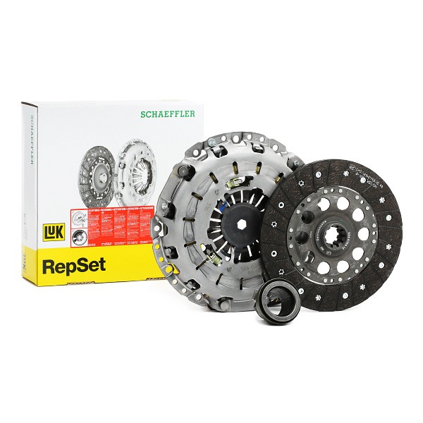 LuK 624 3101 00 Clutch kit for engines with dual-mass flywheel, with clutch release bearing, Requires special tools for mounting, Check and replace dual-mass flywheel if necessary., with automatic adjustment, 240mm