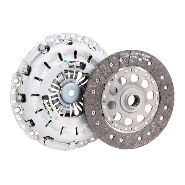LuK 624 3158 10 Clutch kit for engines with dual-mass flywheel, with clutch release bearing, with release fork, Requires special tools for mounting, Check and replace dual-mass flywheel if necessary., with automatic adjustment, 240mm
