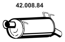 Original 42.008.84 EBERSPÄCHER Exhaust silencer experience and price
