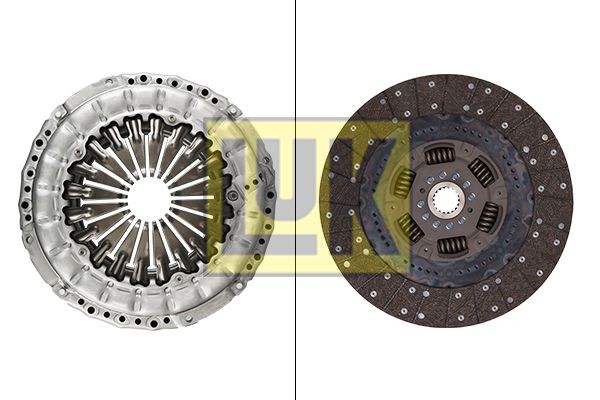 LuK BR 0222 without clutch release bearing, 400mm Ø: 400mm Clutch replacement kit 640 3014 09 buy