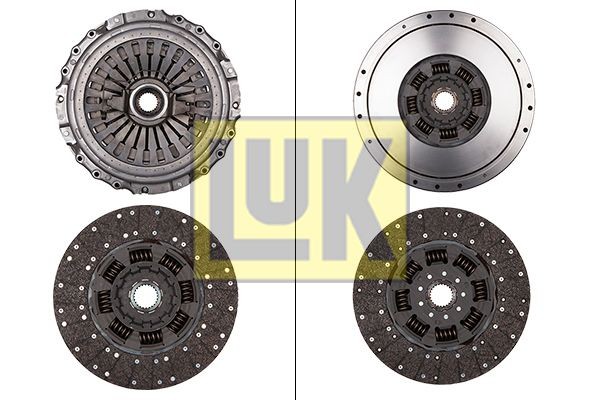 LuK BR 0222 with clutch release bearing, with Centering Pin, 400mm Ø: 400mm Clutch replacement kit 640 3025 18 buy