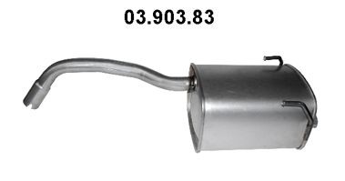 EBERSPÄCHER 03.903.83 Rear silencer FIAT experience and price