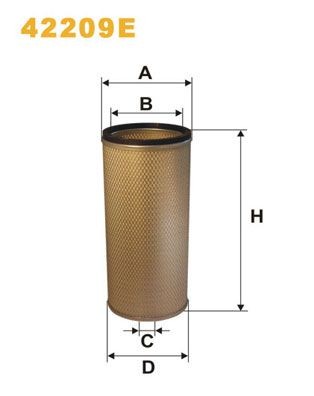 WIX FILTERS 42209E Air filter 16546-96014