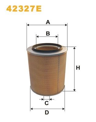 WIX FILTERS 42327E Air filter CH- 12825
