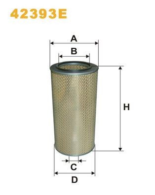 WIX FILTERS 42393E Air filter 1544428