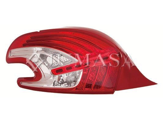 42423538 JUMASA Tail lights PEUGEOT Right, P21W, LED, PY21W, without bulb holder