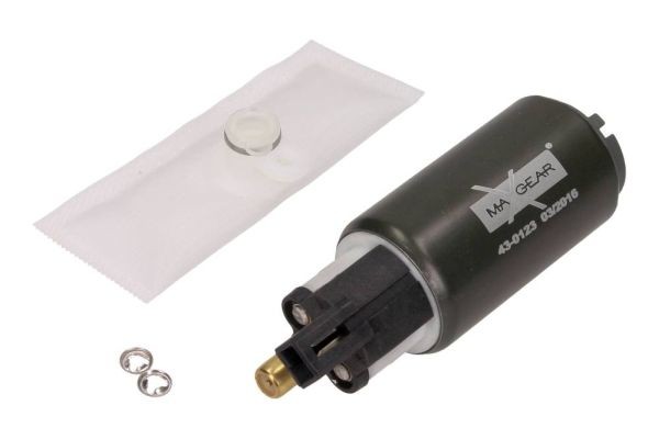 MAXGEAR 43-0123 Fuel pump Electric, with attachment material, with fastening material