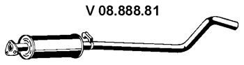 EBERSPÄCHER 0888881 Front silencer Opel Corsa A CC 1.2 i 45 hp Petrol 1990 price