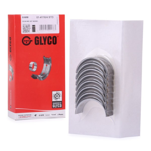 Fiat PUNTO Bearings parts - Big End Bearings GLYCO 01-4116/4 STD
