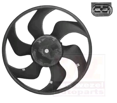 VAN WEZEL without radiator fan shroud, with electric motor Cooling Fan 4331744 buy
