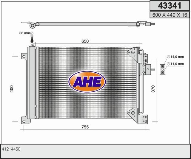 43341 AHE Klimakondensator für ASTRA online bestellen