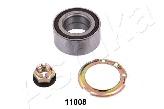 ASHIKA 44-11008 Wheel bearing kit Front Axle, with integrated magnetic sensor ring, 86 mm