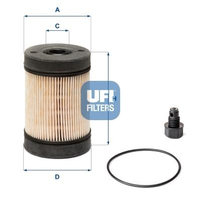 UFI 44.002.00 Harnstofffilter für IVECO EuroCargo I-III LKW in Original Qualität