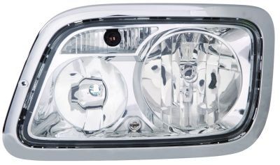 ABAKUS rechts, H7/H1, glasklar, ohne Lampenträger, ohne Glühlampe, PX26d, P14.5s Rahmenfarbe: chrom Hauptscheinwerfer 440-1171R-LDDEM kaufen