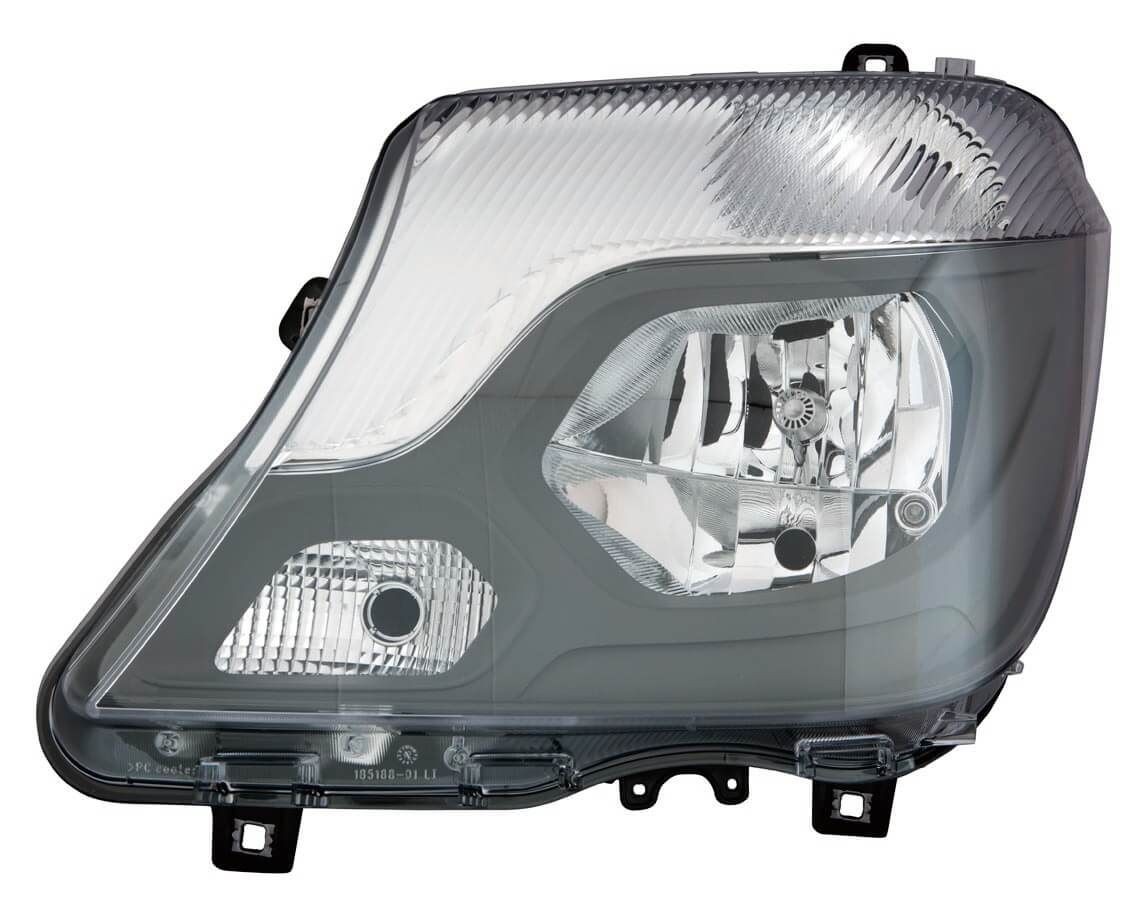 ABAKUS 440-11C1LMLDEM2 Headlight Left, H7/H7, for right-hand traffic, with motor for headlamp levelling, Housing with black interior, PX26d