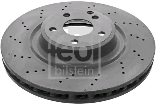 FEBI BILSTEIN 44008 Brake disc Front Axle, 344x32mm, 5x112, perforated/vented, Coated, High-carbon