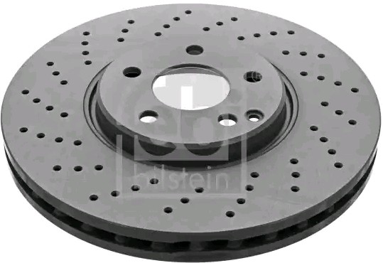 FEBI BILSTEIN 44012 Brake disc Front Axle, 330x32mm, 5x112, perforated/vented, Coated, High-carbon