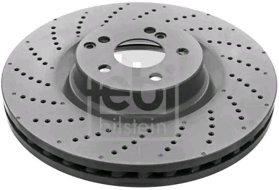 FEBI BILSTEIN 44071 Brake disc Front Axle, 360x36mm, 5x112, perforated/vented, Coated, High-carbon