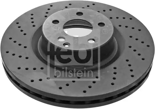 FEBI BILSTEIN 44145 Brake disc Front Axle, 360x36mm, 5x112, perforated/vented, Coated, High-carbon