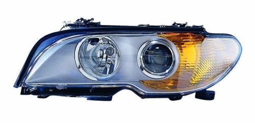 ABAKUS 444-1135L-LDM6Y Headlight Left, H7/H7, yellow, without bulb holder, without bulb, with motor for headlamp levelling, PX26d