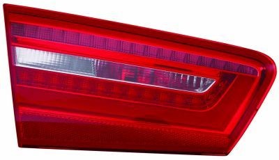 446-1315L-AE ABAKUS Tail lights AUDI Left, Inner Section, LED, H21W, red, with bulb holder