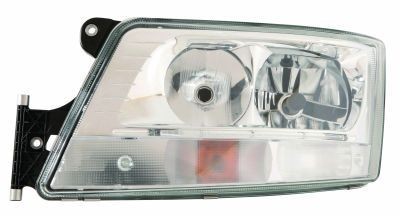 ABAKUS 449-1102LMLDHEM Headlight Left, D1R, H7, PY21W, LED, for right-hand traffic, without bulb holder, without bulb, with motor for headlamp levelling, Pk32d-3, PX26d, BAU15s