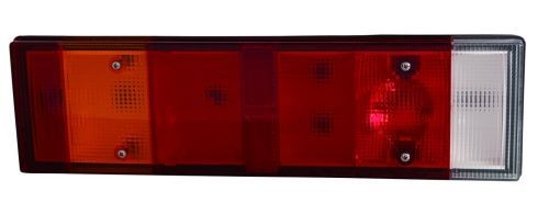 ABAKUS links, P21W, R5W, Rot, mit Lampenträger Farbe: Rot Rückleuchte 449-1903L-WE kaufen