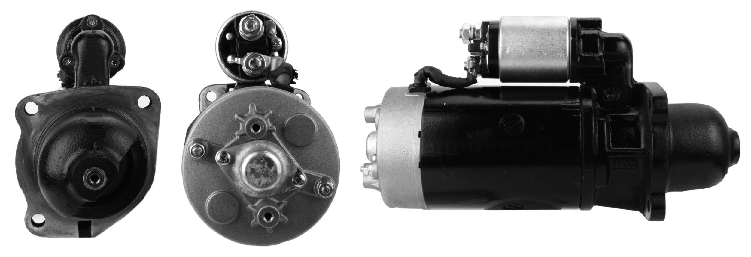 ELSTOCK 45-0219 Starter motor 24V, 4kW, Number of Teeth: 9, M4, M10, Ø 89 mm