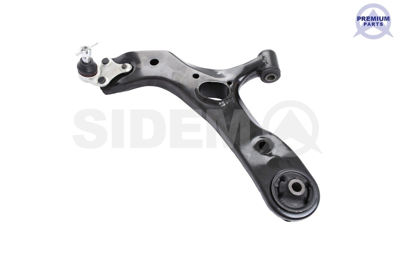 SIDEM 45055 Suspension arm Front Axle Left, Control Arm, Sheet Steel, Cone Size: 17,7 mm, Push Rod