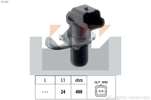 FACET 9.0260 KW Made in Italy - OE Equivalent Sensor, crankshaft pulse 453 260 buy