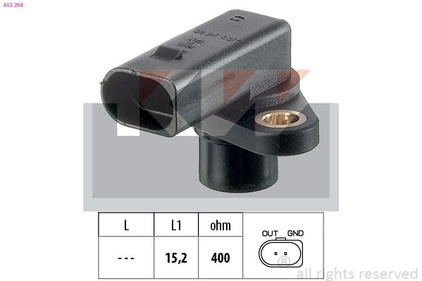 FACET 9.0294 KW Made in Italy - OE Equivalent Sensor, crankshaft pulse 453 294 buy