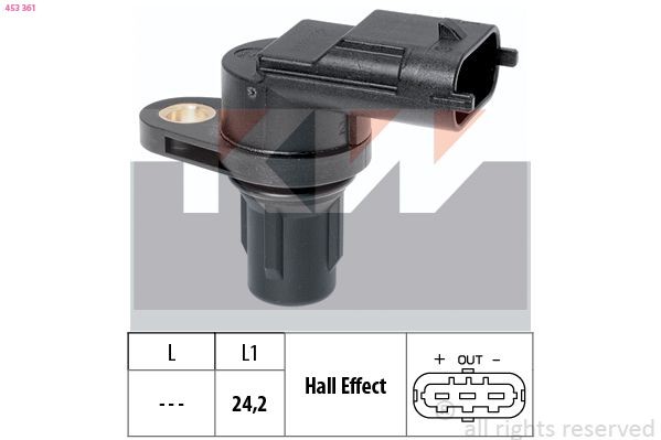 FACET 9.0361 KW 453361 Camshaft position sensor Opel Astra H TwinTop 1.4 90 hp Petrol 2009 price