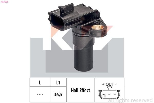 KW 453 775 Sensor, RPM Made in Italy - OE Equivalent