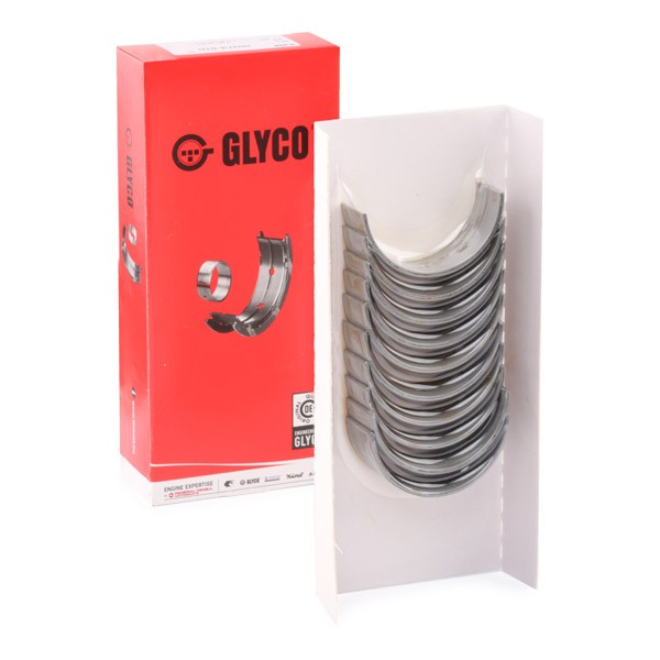 Image of GLYCO Cuscinetto albero a gomito FIAT,JEEP,ALFA ROMEO H1084/5 STD 5882398,5882399,5882400 5894815,5894816,5894817008