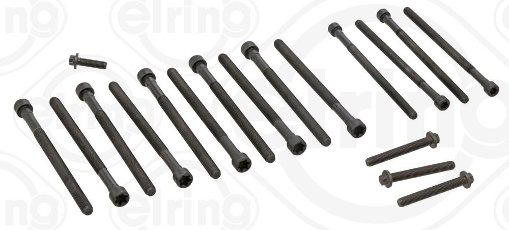 Original ELRING 11 12 7 535 950 Cylinder head bolt kit 459.450 for BMW 1 Series