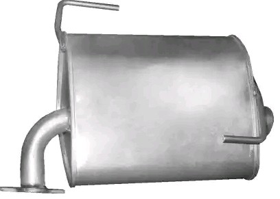 Exhaust muffler POLMO Rear - 46.22