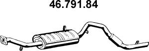 46.791.84 EBERSPÄCHER Exhaust muffler SUZUKI Length: 1800mm