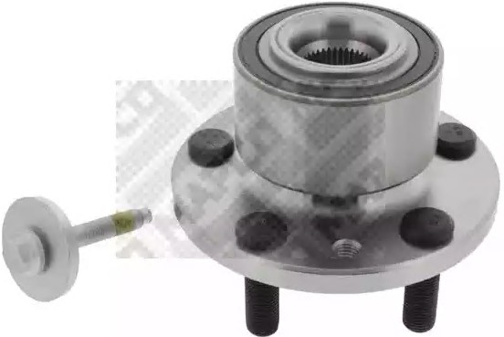 MAPCO 46611 Wheel bearing kit Front axle both sides, with integrated magnetic sensor ring, 82 mm