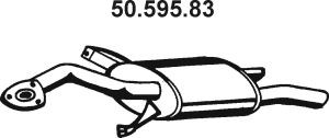 50.595.83 EBERSPÄCHER Exhaust muffler MITSUBISHI Length: 1010mm