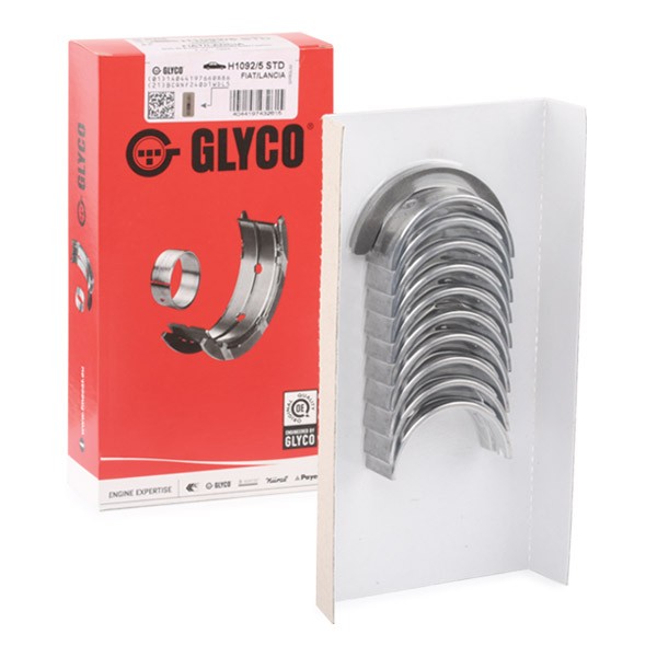 Fiat PUNTO Bearings parts - Crankshaft bearing GLYCO H1092/5 STD