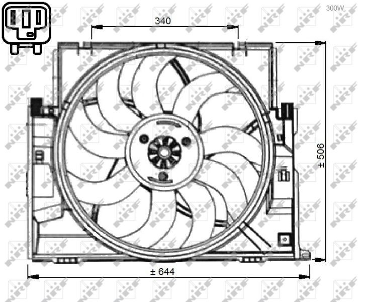 47735 Engine fan NRF 47735 review and test