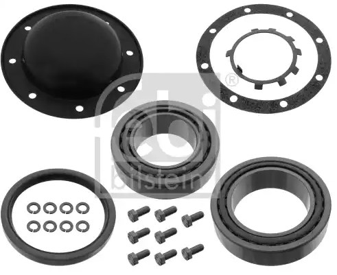 FEBI BILSTEIN Rear Axle, with gaskets/seals, Incl. Gasket Set, 145 mm, Rolling Bearing Wheel hub bearing 47784 buy