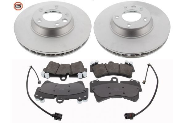 MAPCO Brake disc and pads set 47980HPS