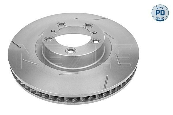 483 521 0011/PD MEYLE Brake rotors PORSCHE Front Axle Left, 360x36mm, 5x130, slotted, Vented, Zink flake coated, High-carbon