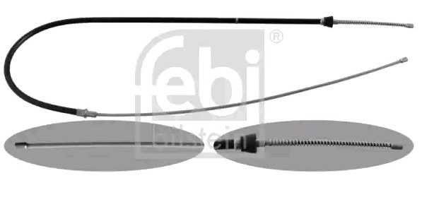 Great value for money - FEBI BILSTEIN Hand brake cable 48302