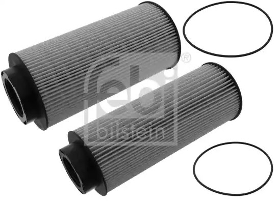 FEBI BILSTEIN Filter Insert, with seal ring Height: 230, 210mm Inline fuel filter 48663 buy