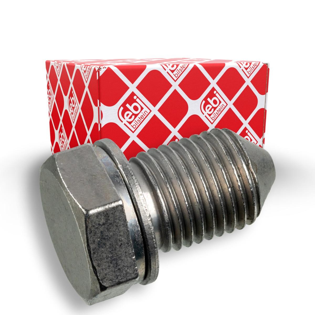 FEBI BILSTEIN 48871 Sealing Plug, oil sump Steel, Spanner Size: 19, with seal ring