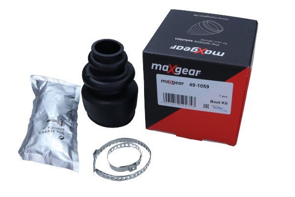 MAXGEAR 49-1059 CV Joint Gaiter Front Axle, transmission sided, Rubber