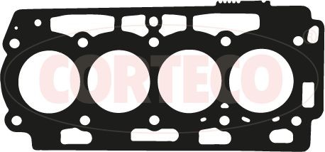 Engine head gasket CORTECO 1,45 mm, Ø: 76 mm, Metal, Notches/Holes Number: 5 - 49366748